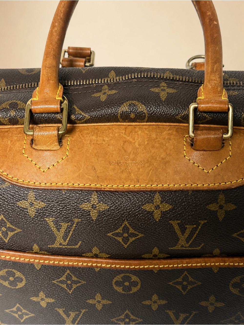Louis Vuitton Deauville M47270 Monogram Vanity Satchel Bag - Picture 14 of 15